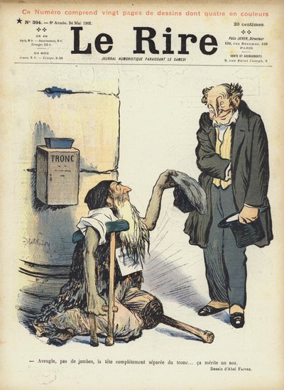 Illustration for Le Rire by Jules Abel Faivre