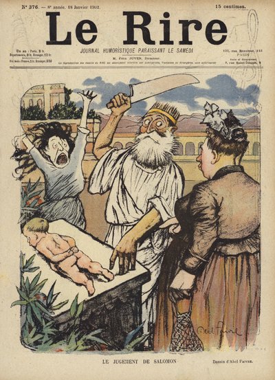 Illustration for Le Rire by Jules Abel Faivre
