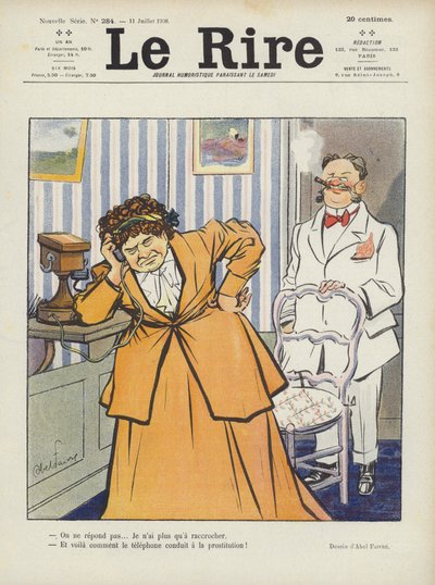 Illustration for Le Rire by Jules Abel Faivre