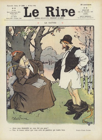 Illustration for Le Rire by Jules Abel Faivre