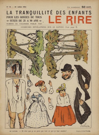 Illustration for Le Rire by Jules Abel Faivre