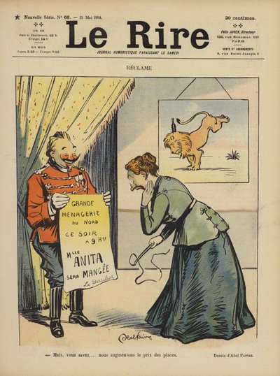 Illustration for Le Rire by Jules Abel Faivre