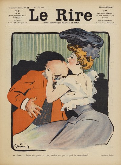 Illustration for Le Rire by Jules Alexandre Gruen or Grun