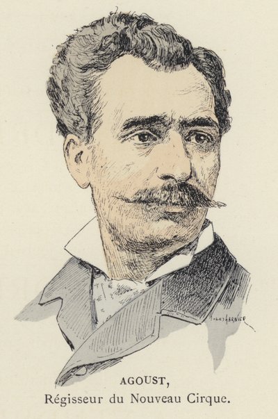 Agoust, Director of the New Circus by Jules Arsene (after) Garnier