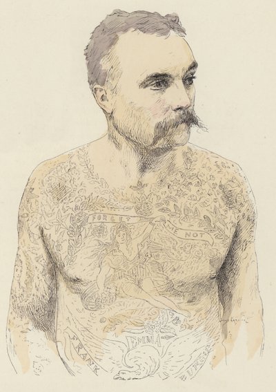 Tattoos by Jules Arsene (after) Garnier