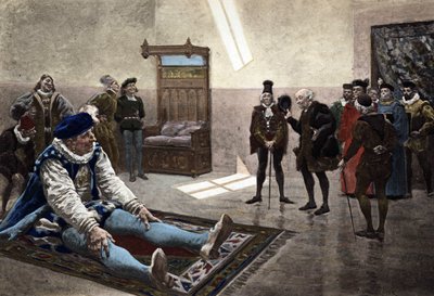 Master Janotus of Bragmardo Trying to Convince Gargantua by Jules Arsene Garnier