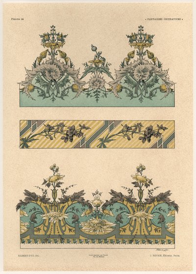 Floral Patterns, Plate 44 from 