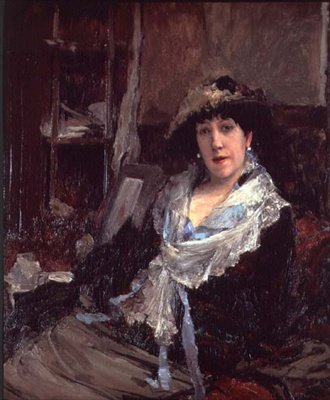 Portrait of Madame Jeanne Samary by Jules Bastien Lepage