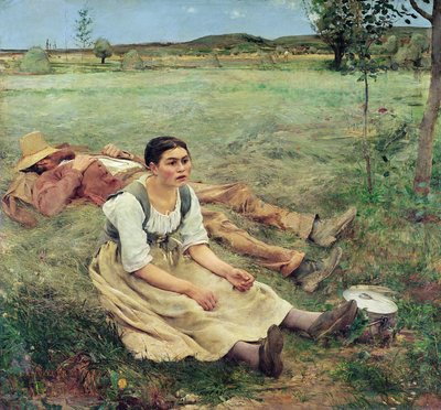 The Haymakers, 1877 by Jules Bastien Lepage
