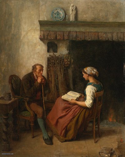 The Reading by Jules Breton