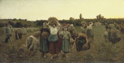 Calling in the Gleaners by Jules Breton