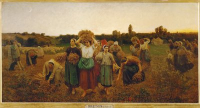 The Recall of the Gleaners by Jules Breton