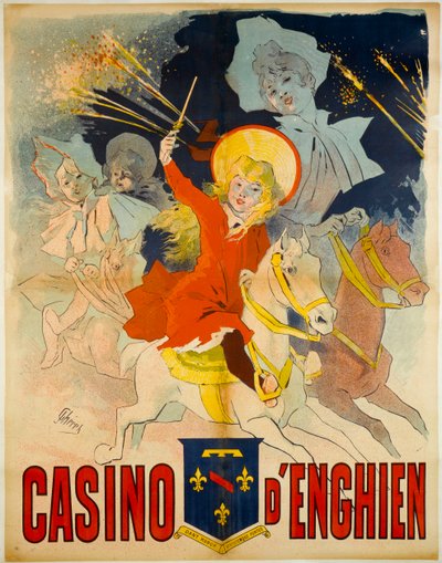 Casino of Enghien by Jules Cheret