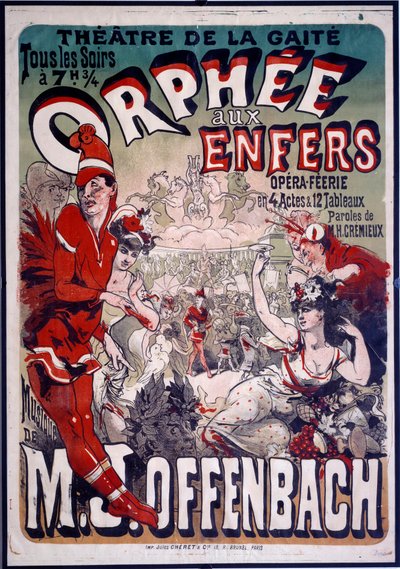Poster for the operette 