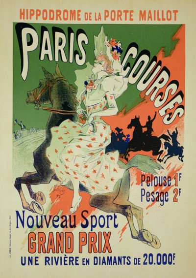 Reproduction of a Poster Advertising 