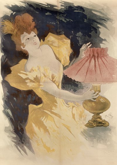 Saxoleine (Advertisement for Lamp Oil) by Jules Cheret