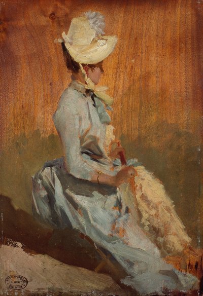Seated Lady, c.1879-84 by Jules Cheret