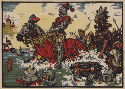 Victory of the Swiss over the Burgundians at the Battle of Morat, 22 June 1476 by Jules Courvoisier