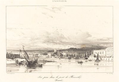 View in Plymouth Port by Jules Dupré