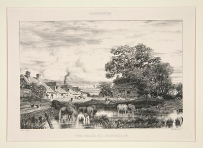 View Taken in Normandy by Jules Dupré
