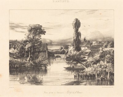 View at Alençon by Jules Dupré