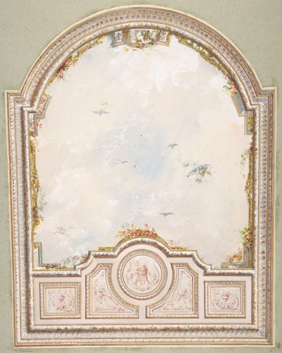 Design for a ceiling a trompe l