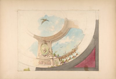Design for a Ceiling with Trompe l