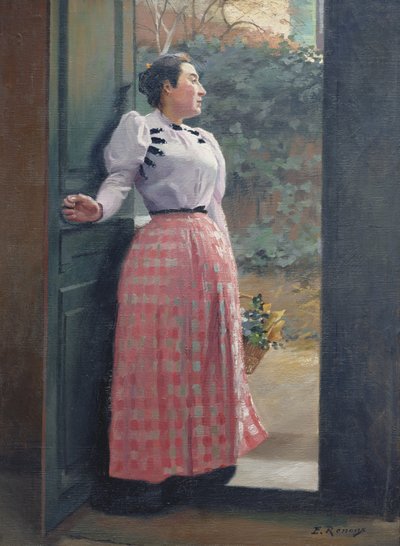 Return from the Market by Jules Ernest Renoux