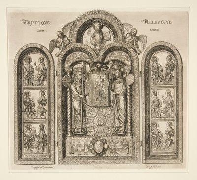 German Triptych, 12th Century by Jules Ferdinand Jacquemart