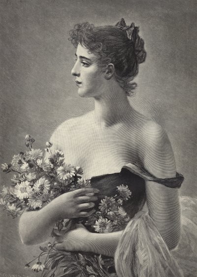 A Sweet Bouquet by Jules Frederic Ballavoine