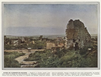 Ruins of Clermont-En-Argonne by Jules Gervais Courtellemont
