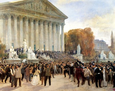 Proclamation of Third Republic in Paris, September 4 by Jules and Guiaud Jacques Didier