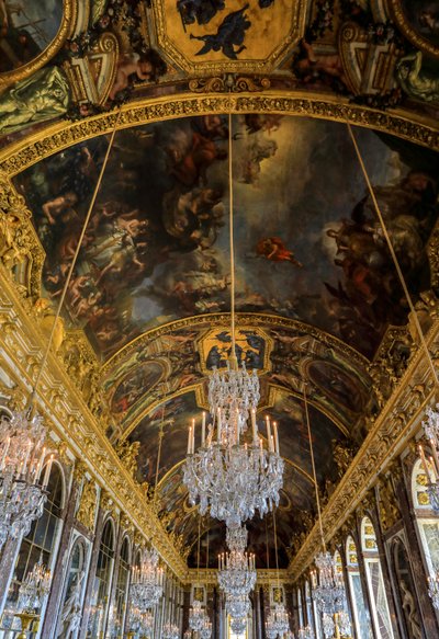 Hall of Mirrors, Palace of Versailles by Jules Hardouin Mansart