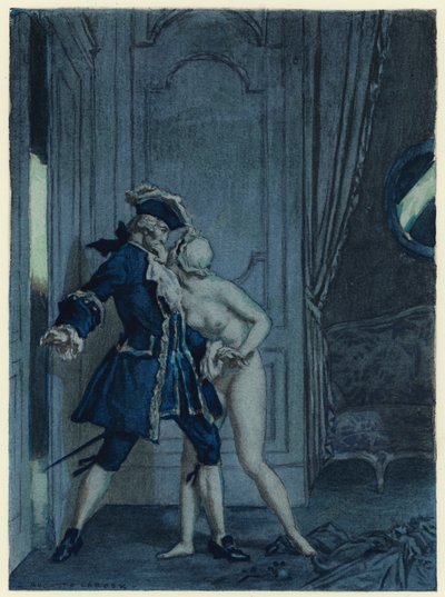 Illustration for Memoirs of Casanova by Jules Marie Auguste Leroux