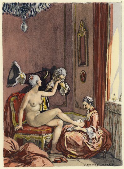 Illustration for Memoirs of Casanova by Jules Marie Auguste Leroux