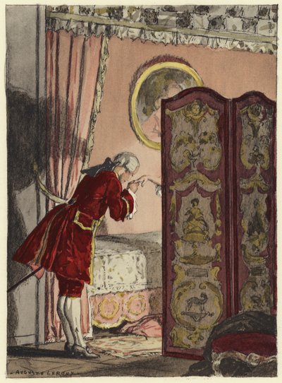Illustration for Memoirs of Casanova by Jules Marie Auguste Leroux
