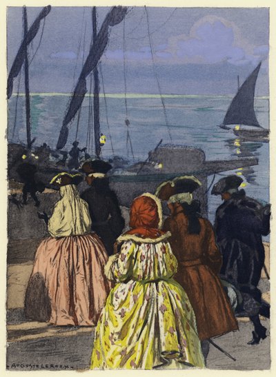 Illustration for Memoirs of Casanova by Jules Marie Auguste Leroux