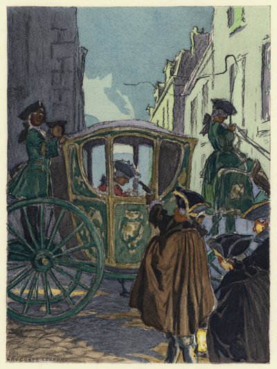 Illustration for Memoirs of Casanova by Jules Marie Auguste Leroux