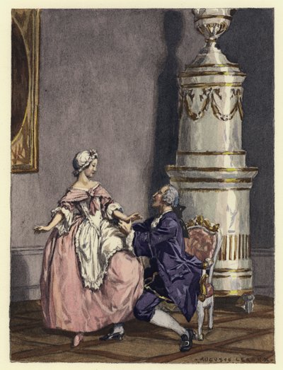 Illustration for Memoirs of Casanova by Jules Marie Auguste Leroux