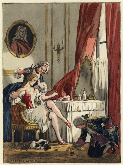 Illustration for Memoirs of Casanova by Jules Marie Auguste Leroux