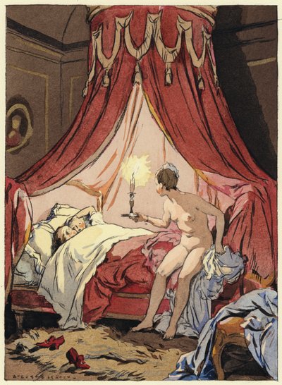 Illustration for Memoirs of Casanova by Jules Marie Auguste Leroux