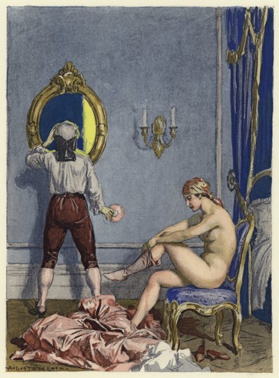Illustration for Memoirs of Casanova by Jules Marie Auguste Leroux