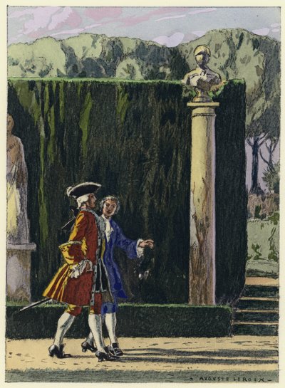 Illustration for Memoirs of Casanova by Jules Marie Auguste Leroux