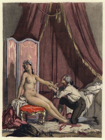 Illustration for Memoirs of Casanova by Jules Marie Auguste Leroux