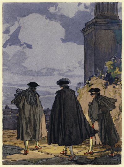 Illustration for Memoirs of Casanova by Jules Marie Auguste Leroux