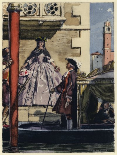Illustration for Memoirs of Casanova by Jules Marie Auguste Leroux