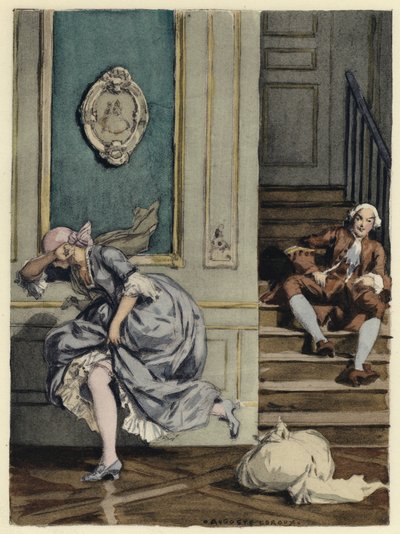 Illustration for Memoirs of Casanova by Jules Marie Auguste Leroux