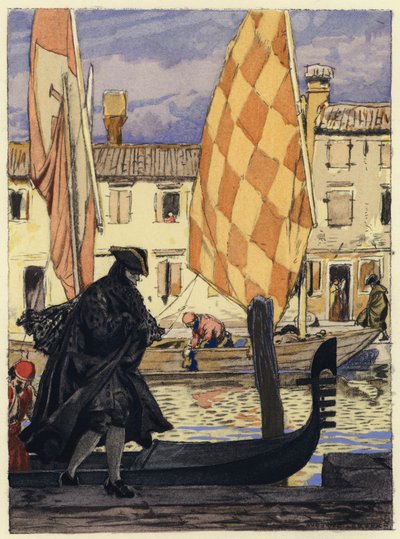 Illustration for Memoirs of Casanova by Jules Marie Auguste Leroux