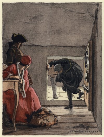 Illustration for Memoirs of Casanova by Jules Marie Auguste Leroux