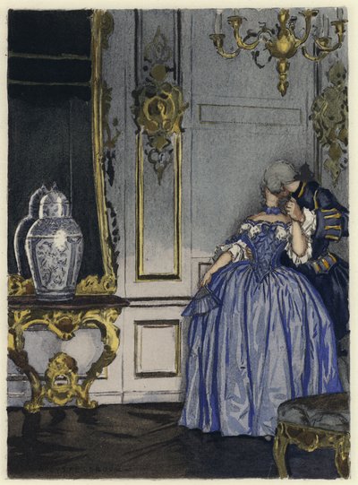 Illustration for Memoirs of Casanova by Jules Marie Auguste Leroux